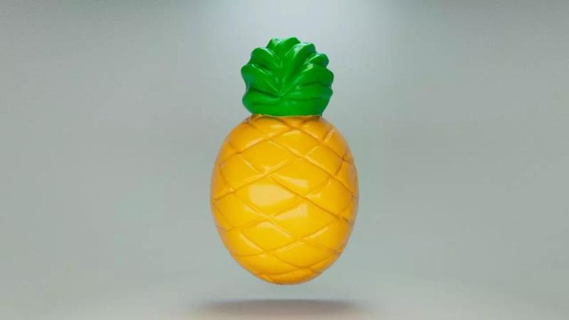 Gummy pineapple