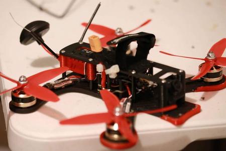 VTX and Frsky RX tray for Shendrones 5" Tweaker