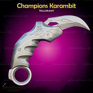 Champions Karambit Cosplay Valorant - STL File