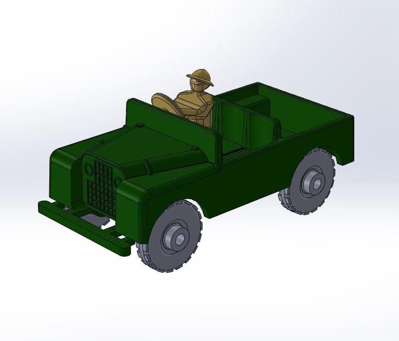 Lesney Matchbox 12a Land Rover Series 1