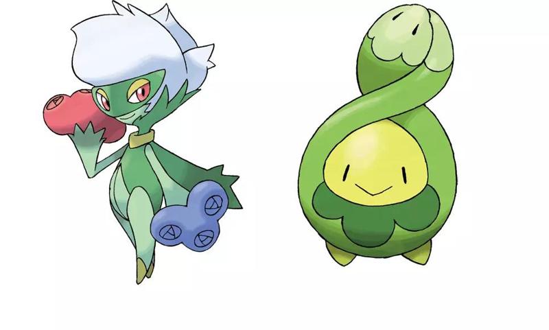 406 BUDEW 407 ROSERADE HIGH-RES POKEMON