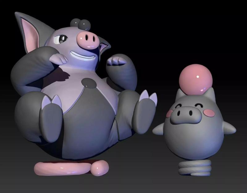 Pokemon Spoink Grumpig