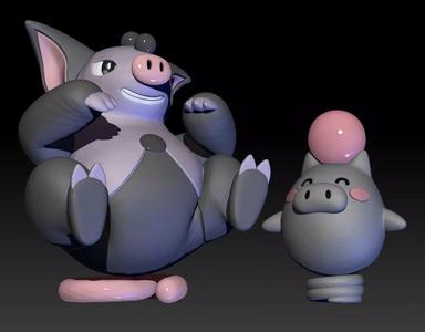 Pokemon Spoink Grumpig