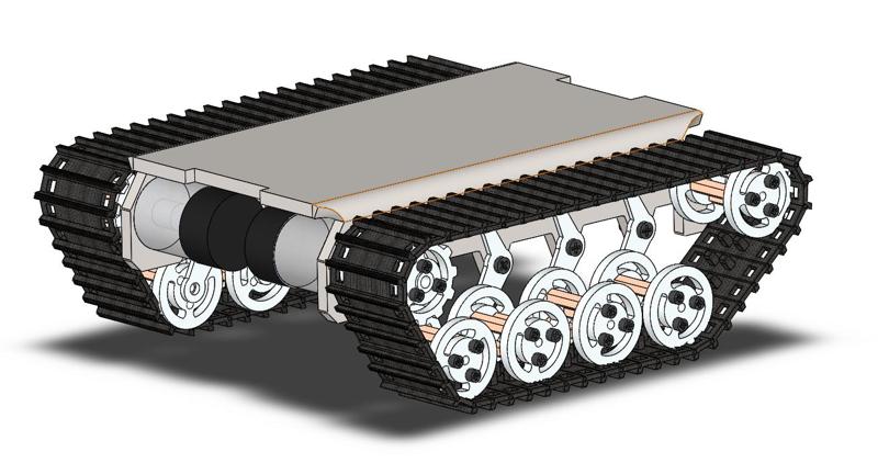 UGV land drone car mobile robot rover tank tank car