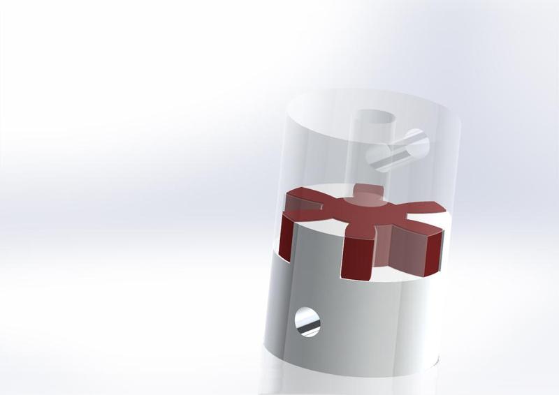 Acoplador Eixo 5mm (NEMA17) to 8mm