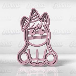 Unicorn Sitting Cookie Cutter / Cutter