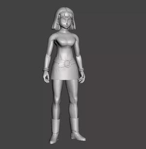 Videl Dragon Ball Super 3D Model