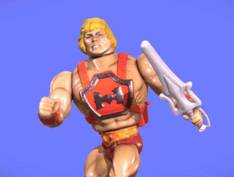 80s MOTU HE-MAN FIGURE - 3D SCAN