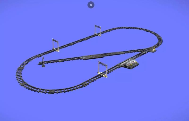 80s FERRORAMA XP200 - RAIL TRACKS ONLY - 3D SCAN