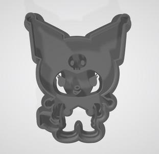Kuromi cookie cutter