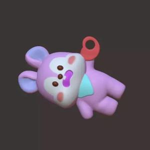 BT21 Keychain Bag Charm - Hanging Mang