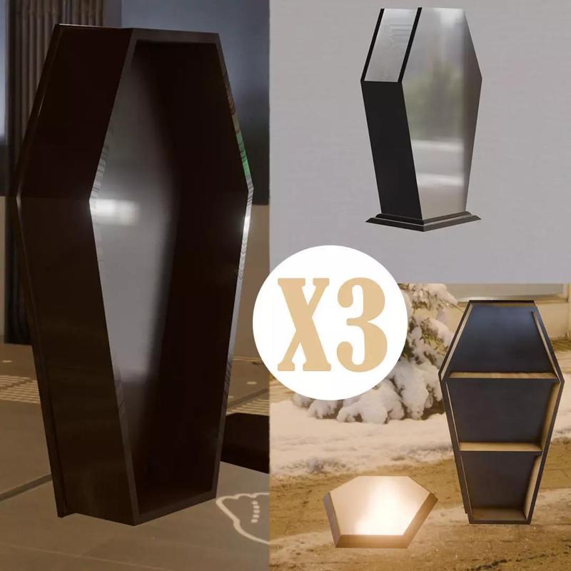 COFFIN - COFFINS - JEWELRY BOX - BRUSH HOLDER AND MORE