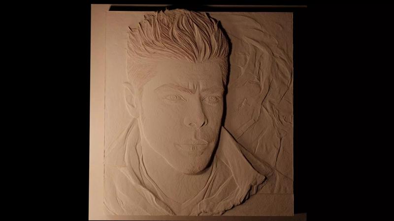 Zac Efron CNC 3d Print High Relief Sand Casting