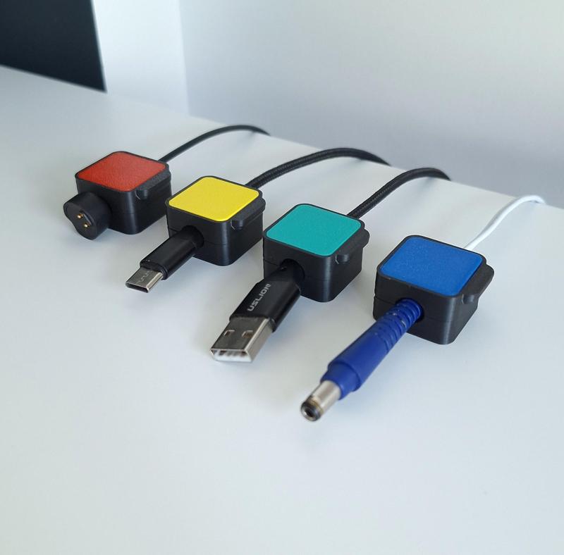 Magnetic Cable Clips - Cable Management, Wire Holder Organizer