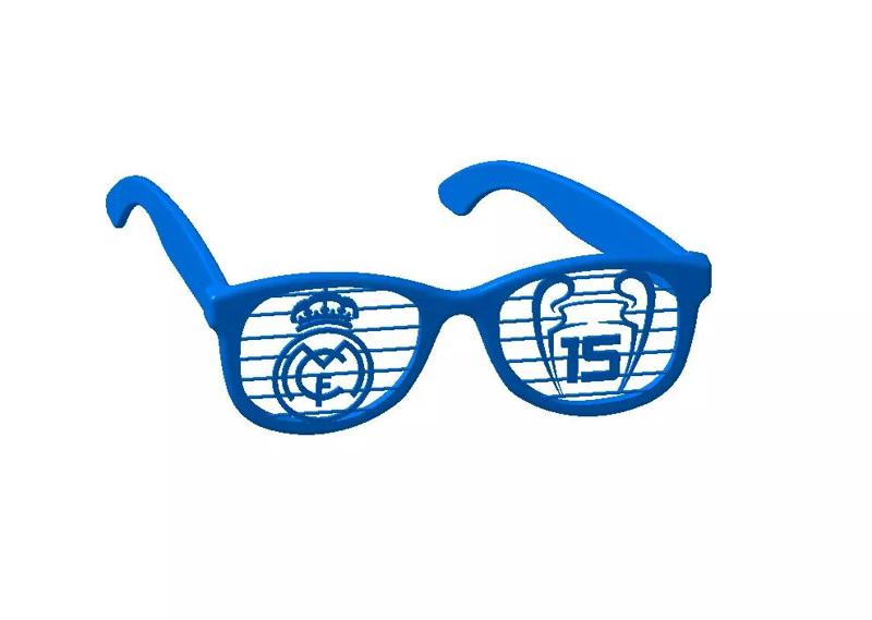REAL MADRID 15 CHAMPIONS FAN SUNGLASSES