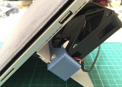 Fan Holder for Microsoft Surface Notebook