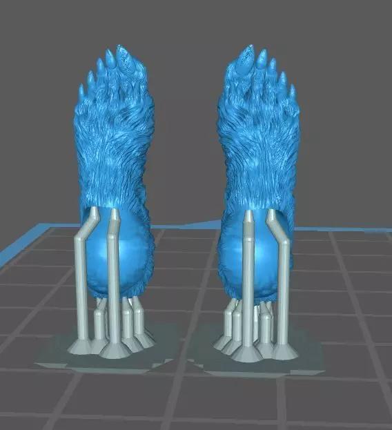 Female Furry Feet for Marvel Legends 1 12 Scale Figures