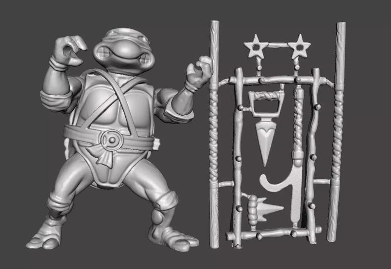 DONATELLO VINTAGE TEENAGE MUTANT NINJA TURTLES ACTION FIGURE