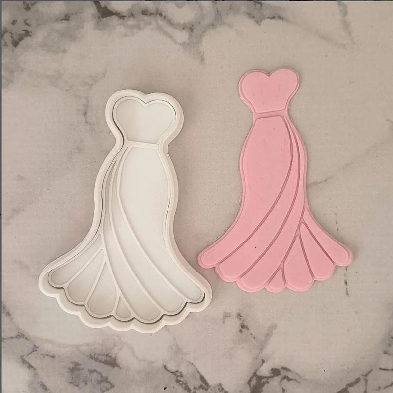 Wedding Dress Cookie Cutter