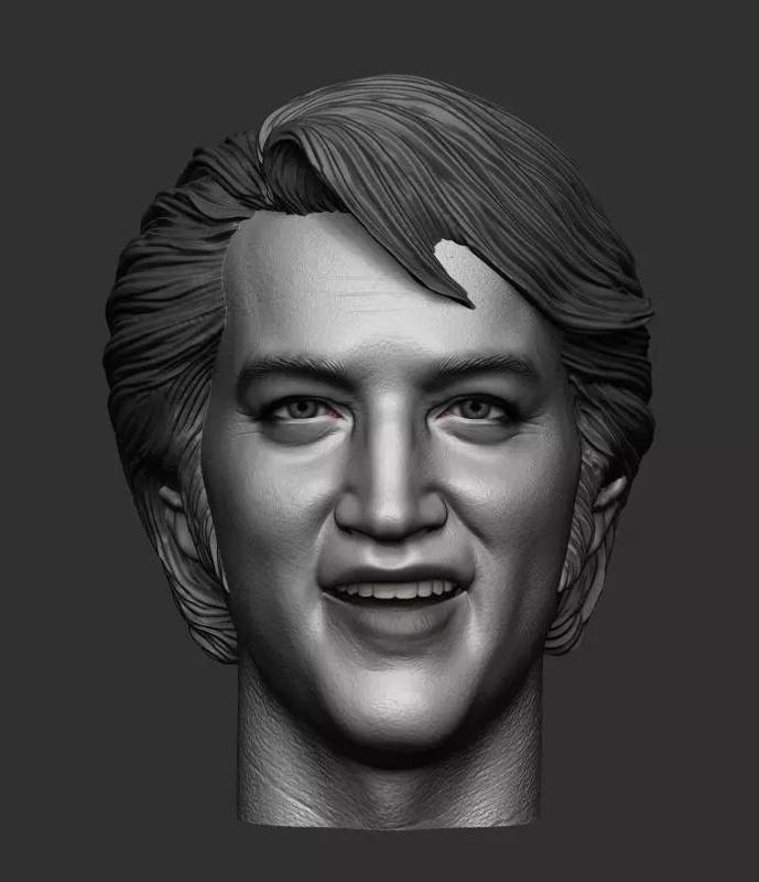 Elvis Presley Sixth scale head 3D printable