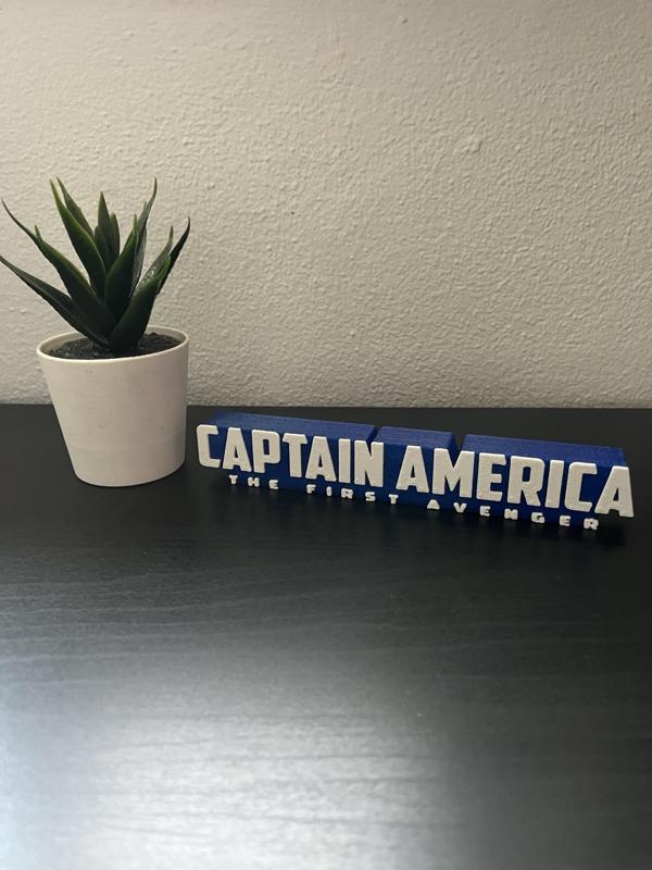 Decoration Art of Captain America the first avenger