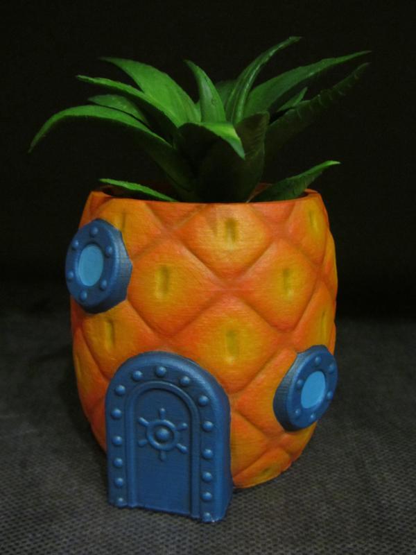 Spongebob's House Plant Pot (Easy print no support)