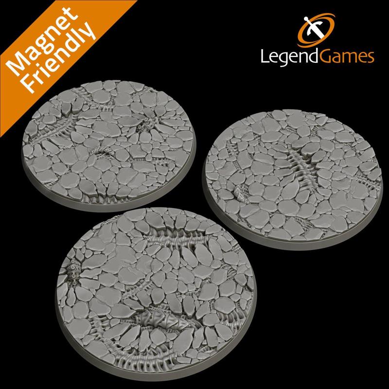 90mm Round Tyranid Bases - LegendGames