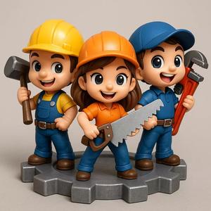 Chibi Workers Figurine