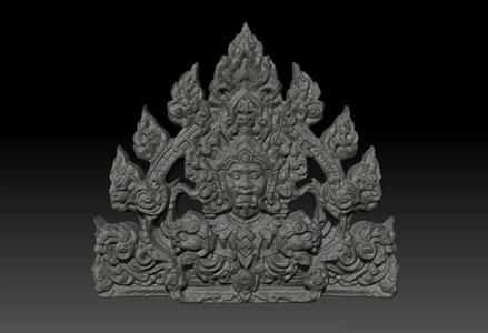 Thai Ornament Decor Bas Relied 12 - 231006