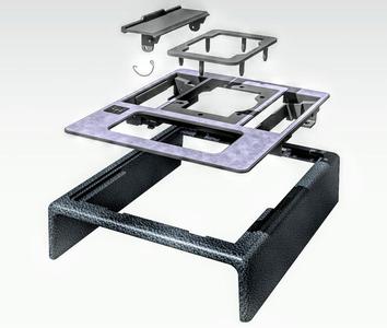 Front center console assembly for Pontiac Fiero