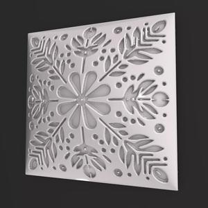 Sqaure Floral NIM 94 Wall Panel