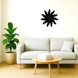 sun-shaped wall decoration