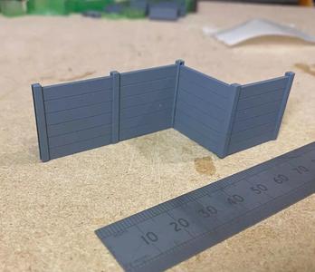 Model Railway Concrete Fencing 6ft Tall - Kit Build