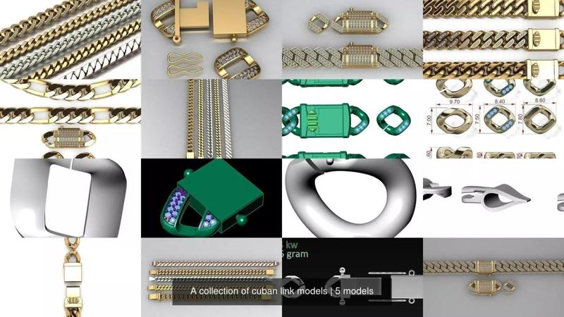 A collection of cuban link models