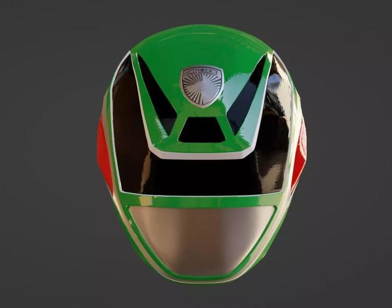 Power Rangers SPD Green Ranger Deka Green Helmet
