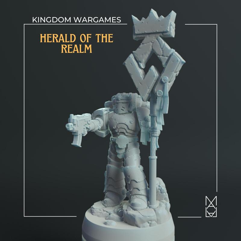 Kingdom Wargames Herald (Pre-supported)