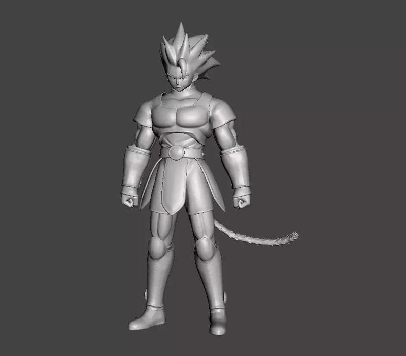Shallot 3D Model dragon ball character on platform