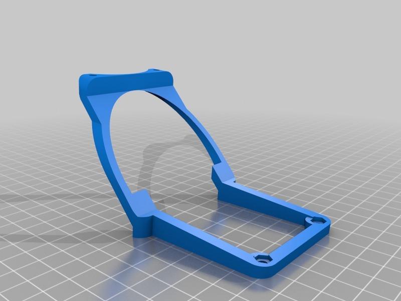 Fan & extrudrboard holder for bq prusa i3 hephestos