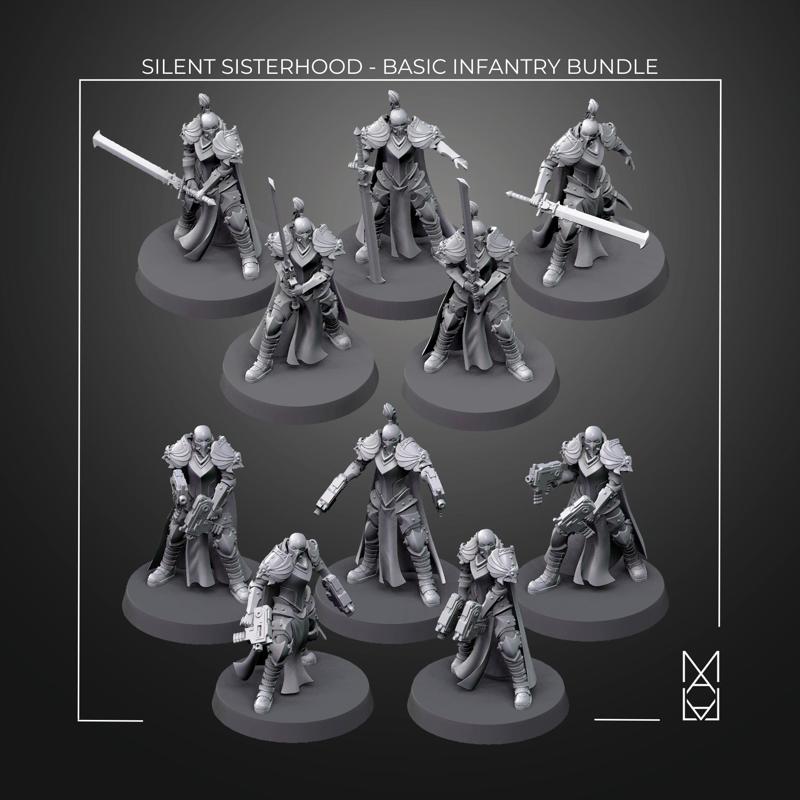 Silent Sisterhood basic infantry bundle