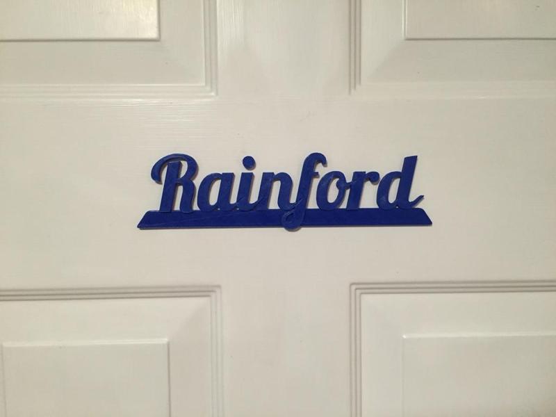 Rainford Retro Sign