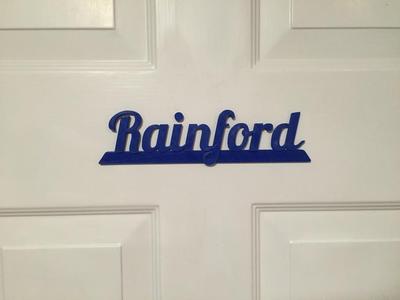 Rainford Retro Sign
