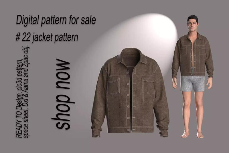 22 jacket pattern for men