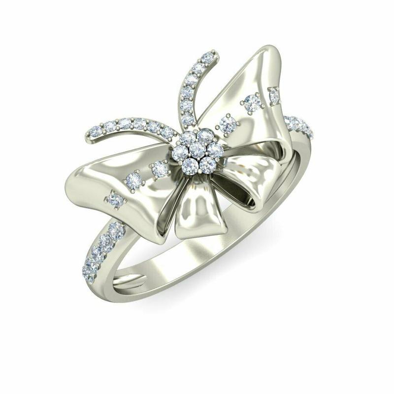 Solitaire Ring 3dm stl render 4view and detail images