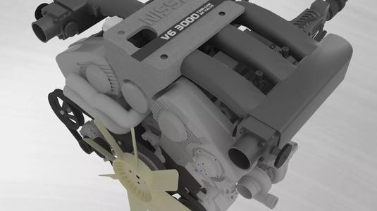 Nissan V6 VG30DETT Complete Engine