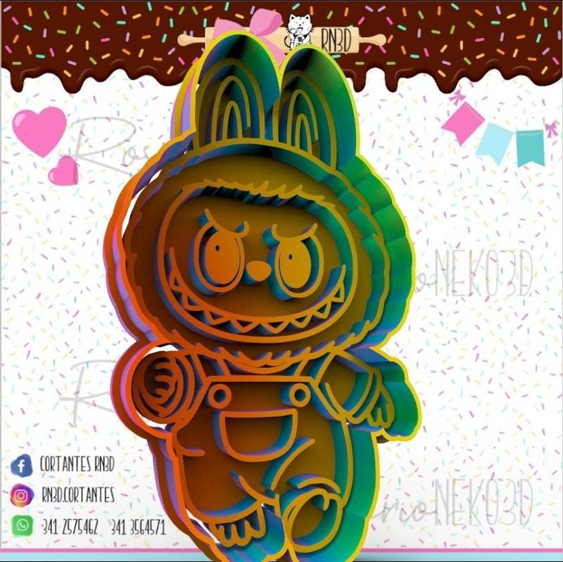 LABUBU cookie cutter - cookie cutter