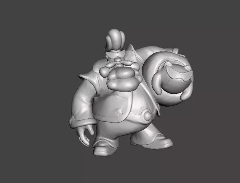 Space Groove Gragas 3D Model