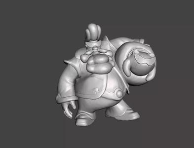 Space Groove Gragas 3D Model