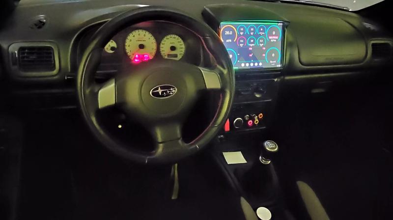 Subaru Impreza center pod housing for LCD screen