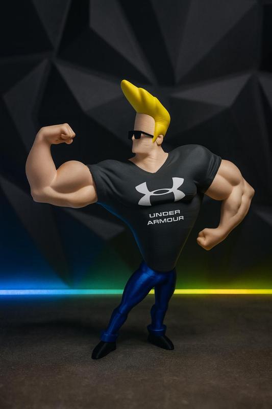 Johnny Bravo + UnderArmour T-Shirt (Multiparts)