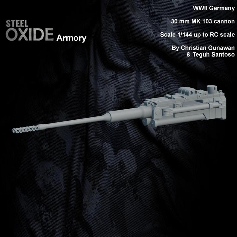 WWII Germany Luftwafffe 30mm MK 103 cannon